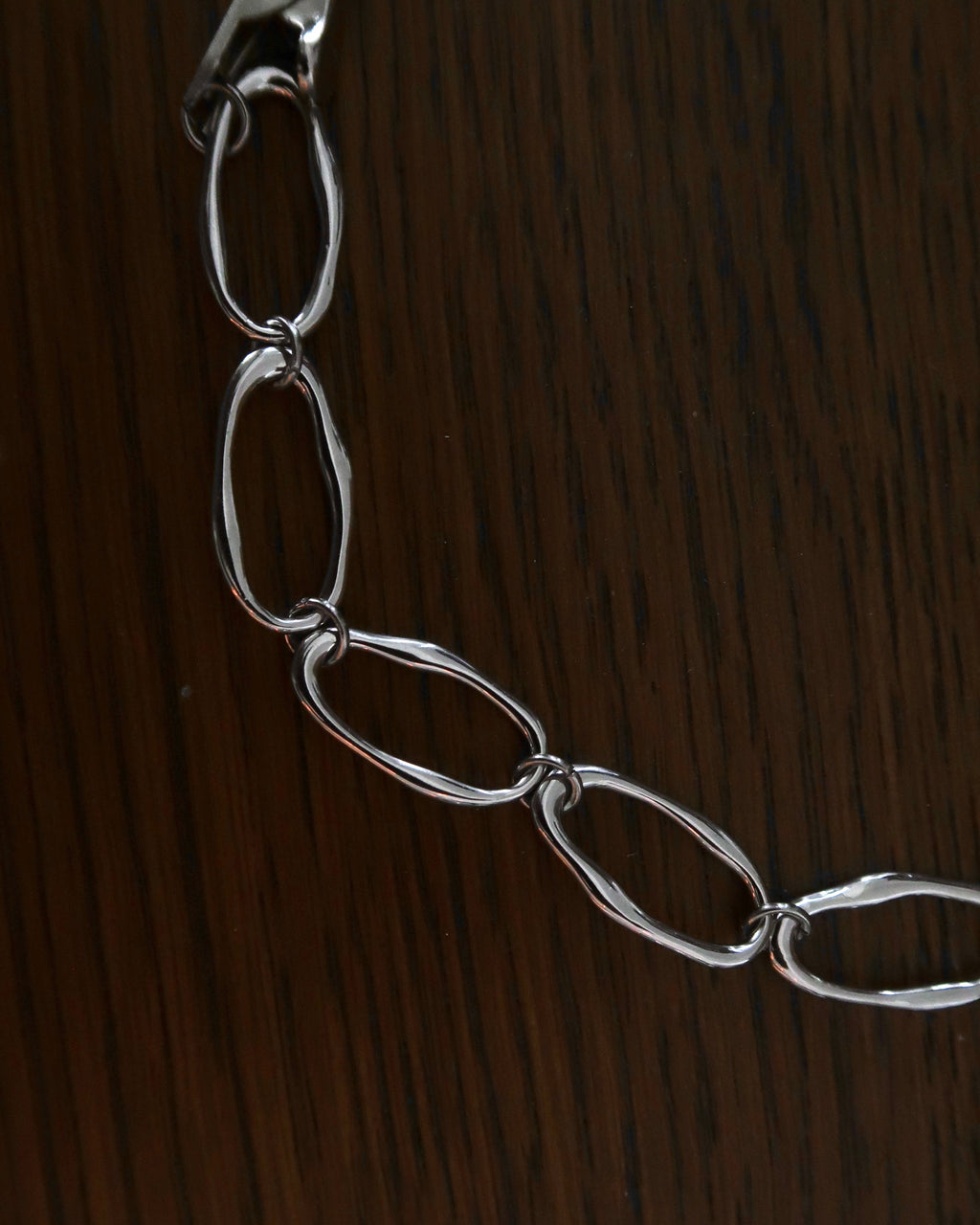 14k Organic Chain Clip