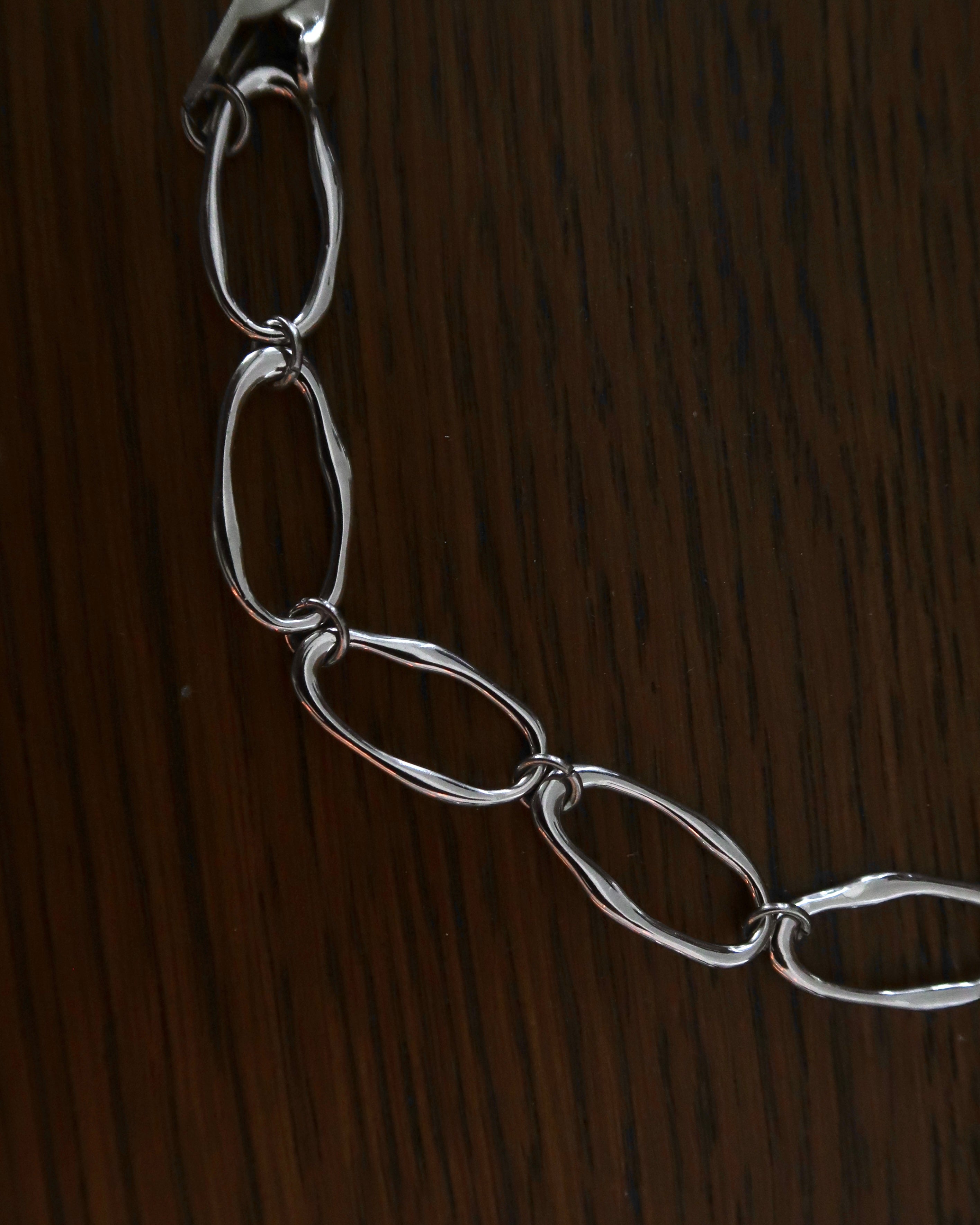 14k Organic Chain Clip